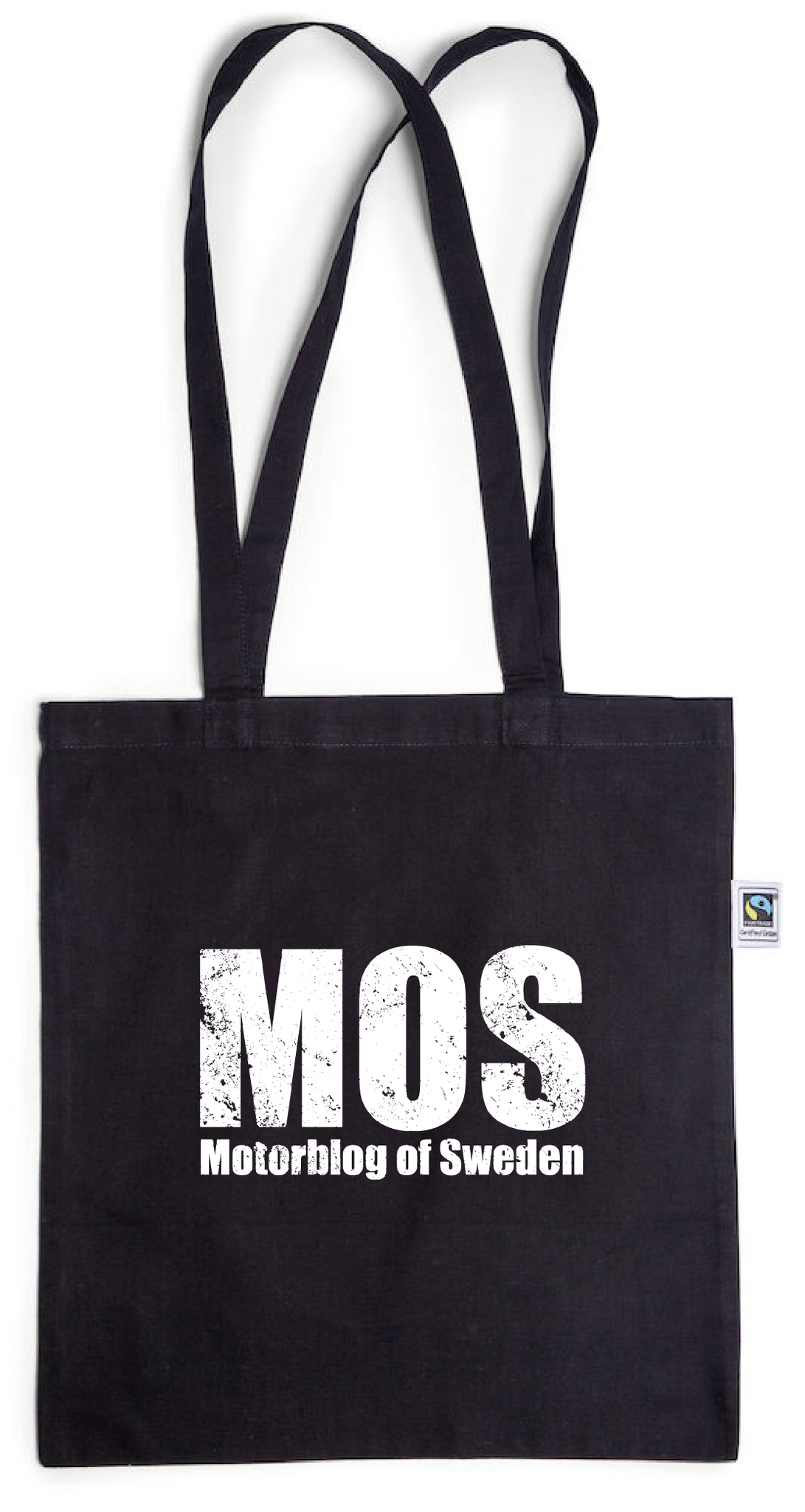 Svart Bomullskasse Fair Trade "MOS"