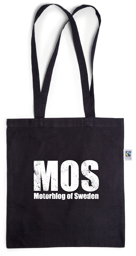 Svart Bomullskasse Fair Trade "MOS"