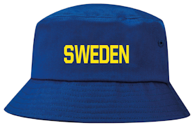 Blå Solhatt "SWEDEN"