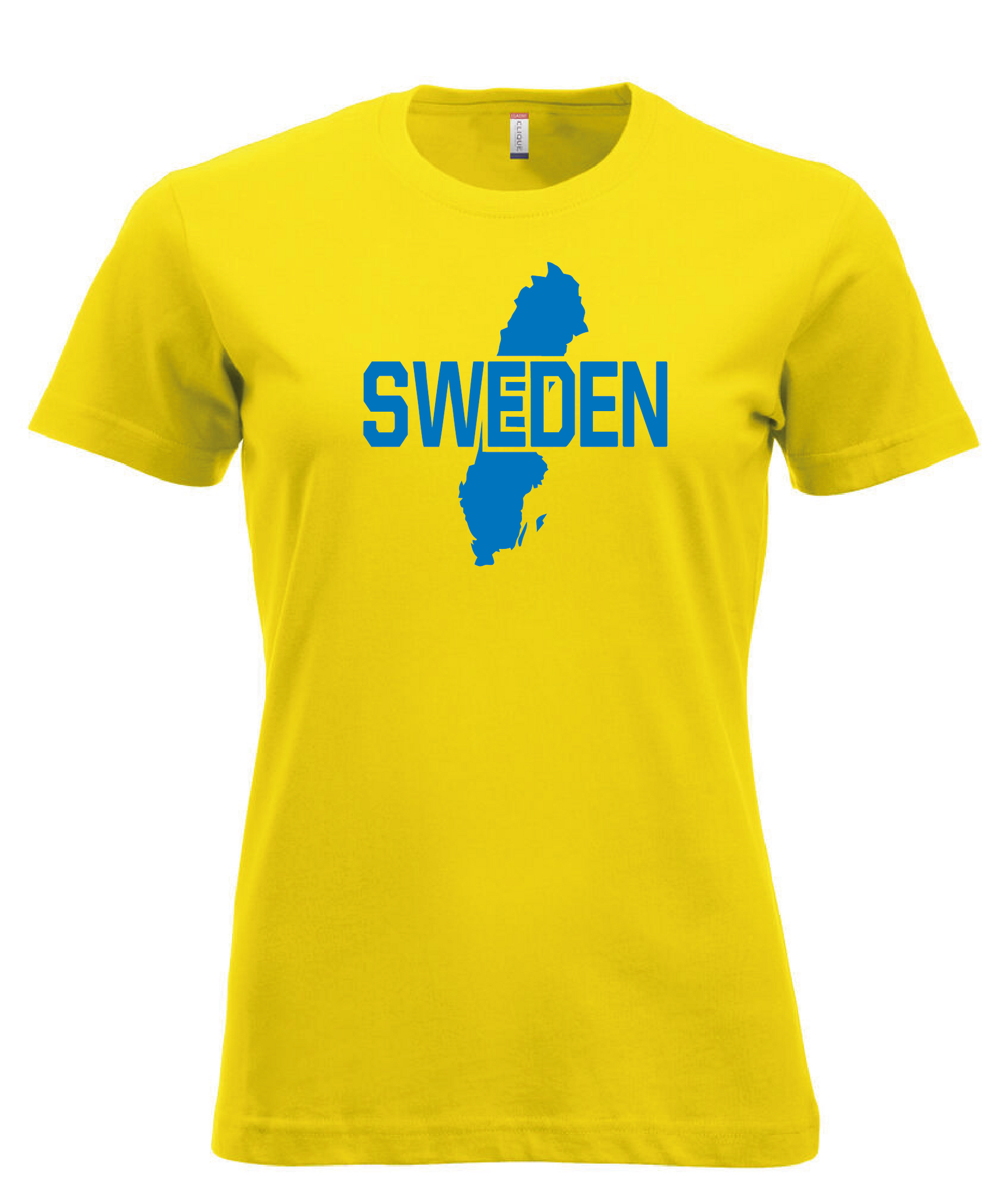 Gul Dam T-shirt "SWEDEN"