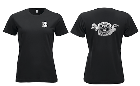 Svart Dam T-shirt "Tiger"