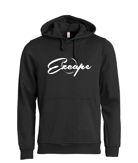 Svart HOODTRÖJA "EZCAPE"