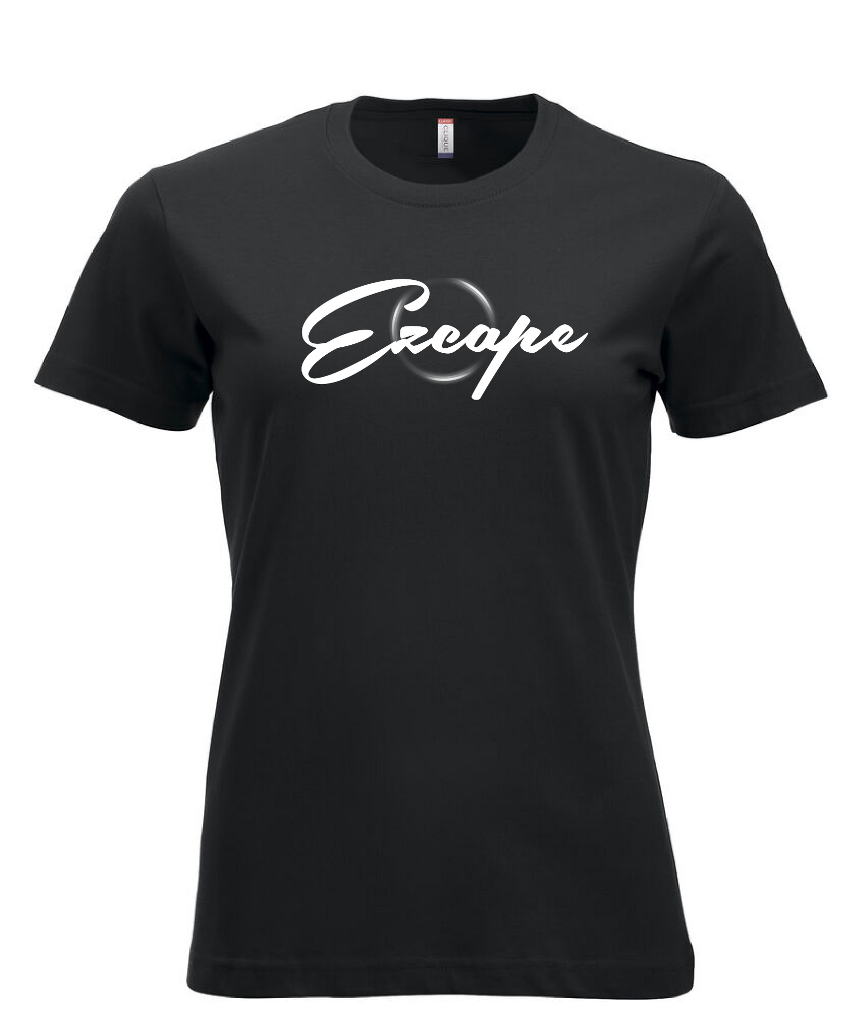 Svart Dam T-SHIRT "EZCAPE"