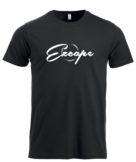 Svart T-SHIRT "EZCAPE"