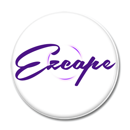 Magnet "EZCAPE Lila logo" 44mm