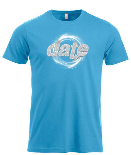 Turkos T-shirt "DATE Virvel"