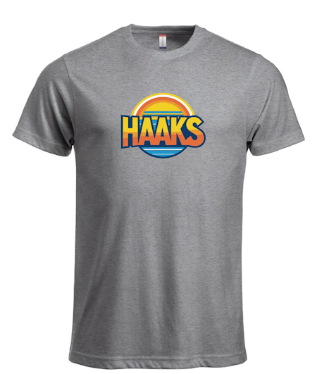 Grå T-shirt "HAAKS Sommar"