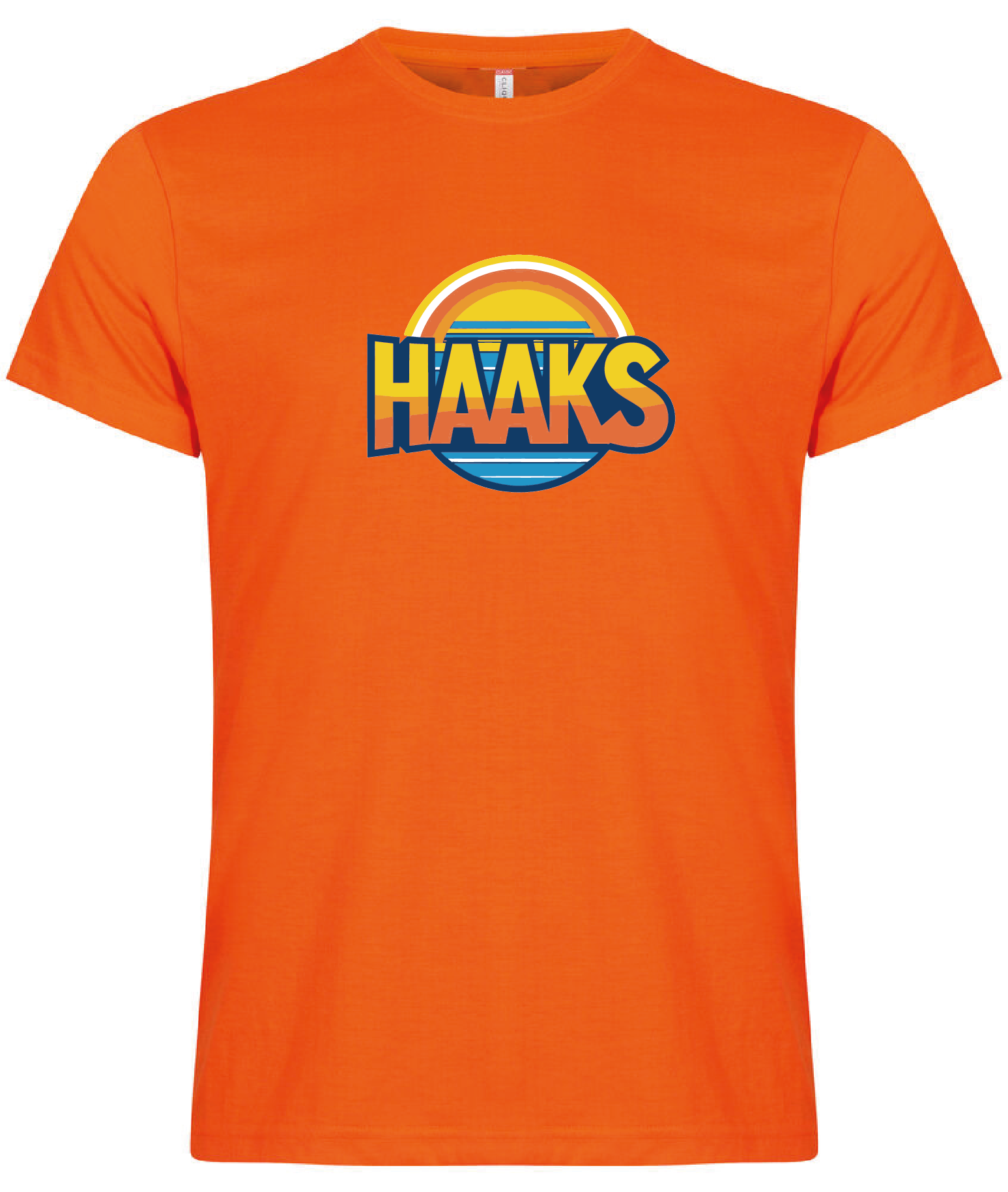 Orange T-shirt "HAAKS Sommar"