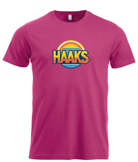 Cerise T-shirt "HAAKS Sommar"