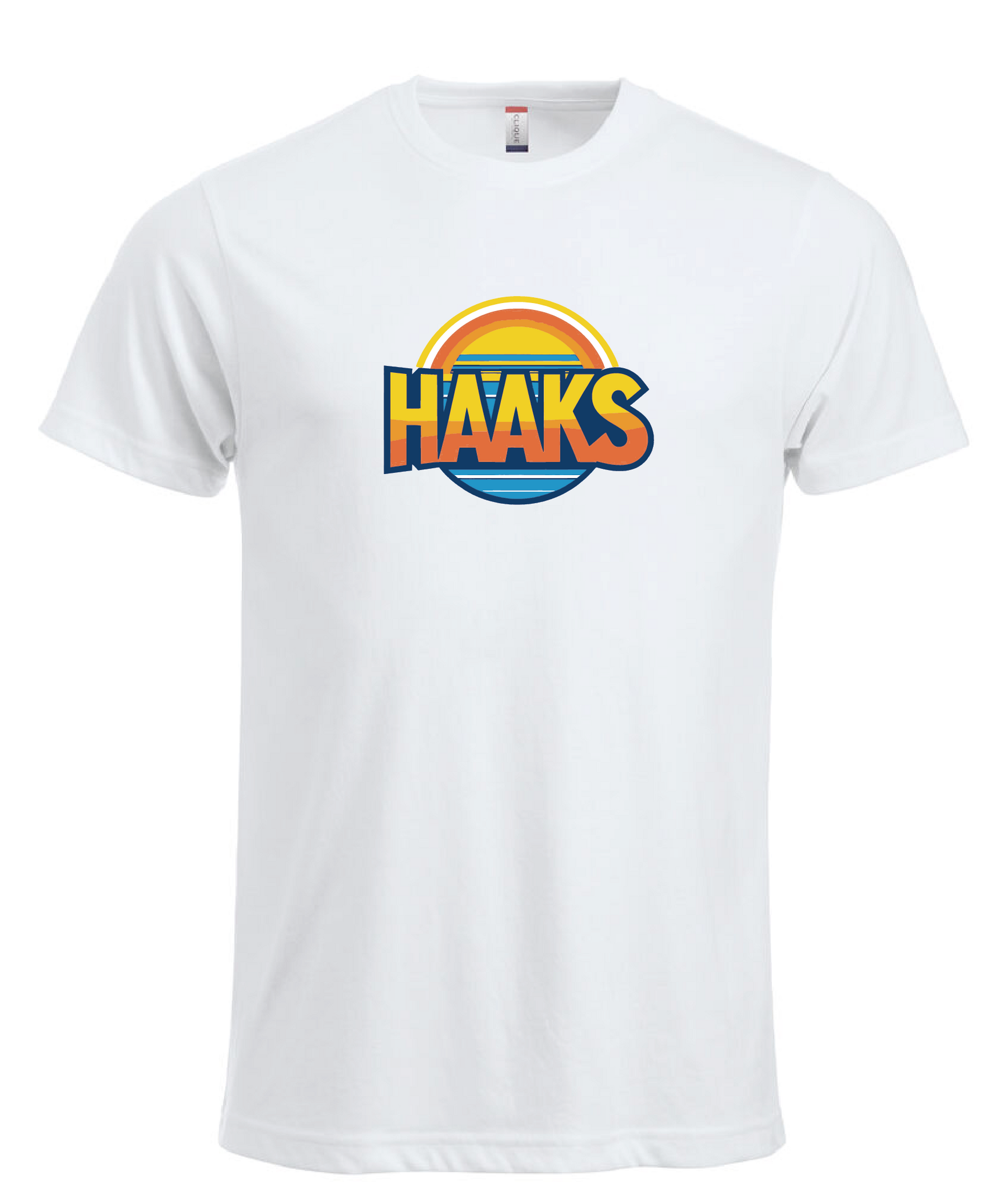Vit T-shirt "HAAKS Sommar"