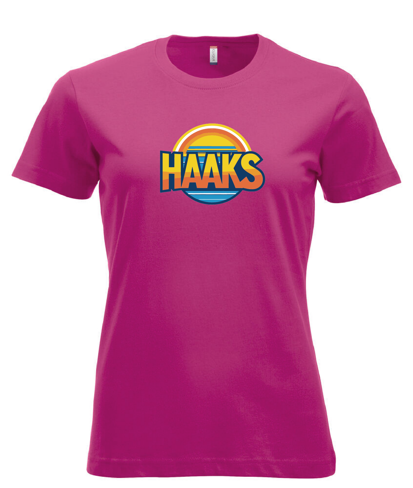 Cerise Dam T-shirt "HAAKS Sommar"
