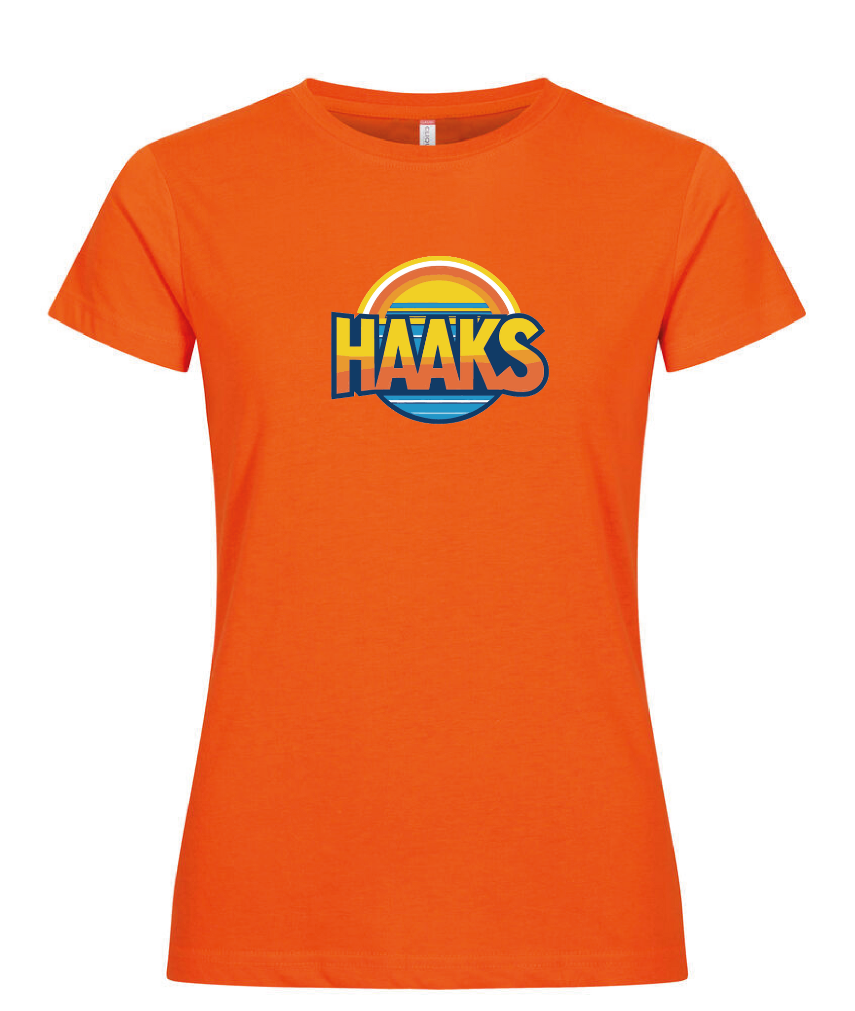 Orange Dam T-shirt "HAAKS Sommar"