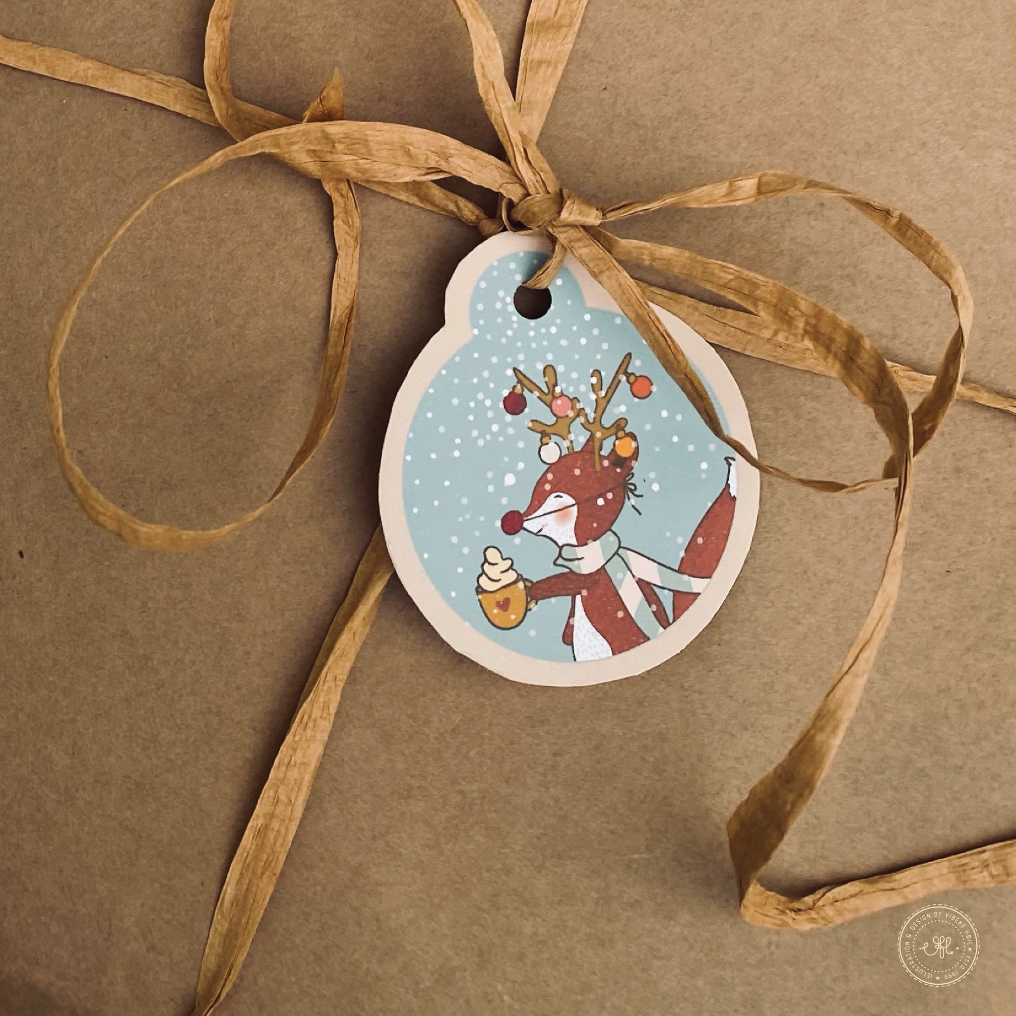 Christmasball gift tags