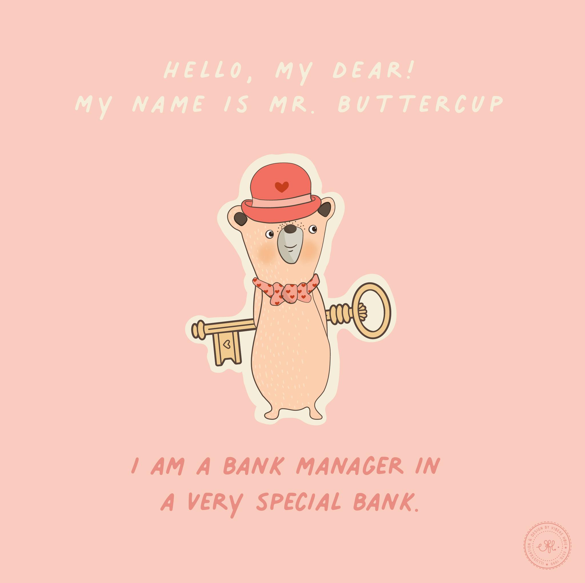 Mr. Buttercup's Bear Hug Bank