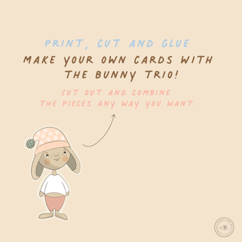 The Bunny Rabbits Greeting  Card