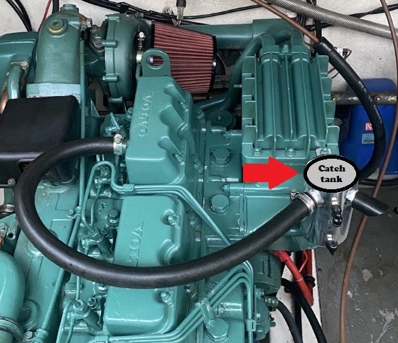 Catchtank kit for Volvo penta 31-41-serien
