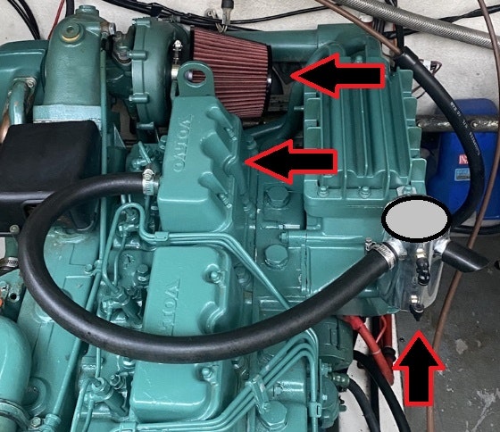 "Air-kit" stage 4 (med luftfilter & catchtank) Volvo Penta 31-41 A-B serien