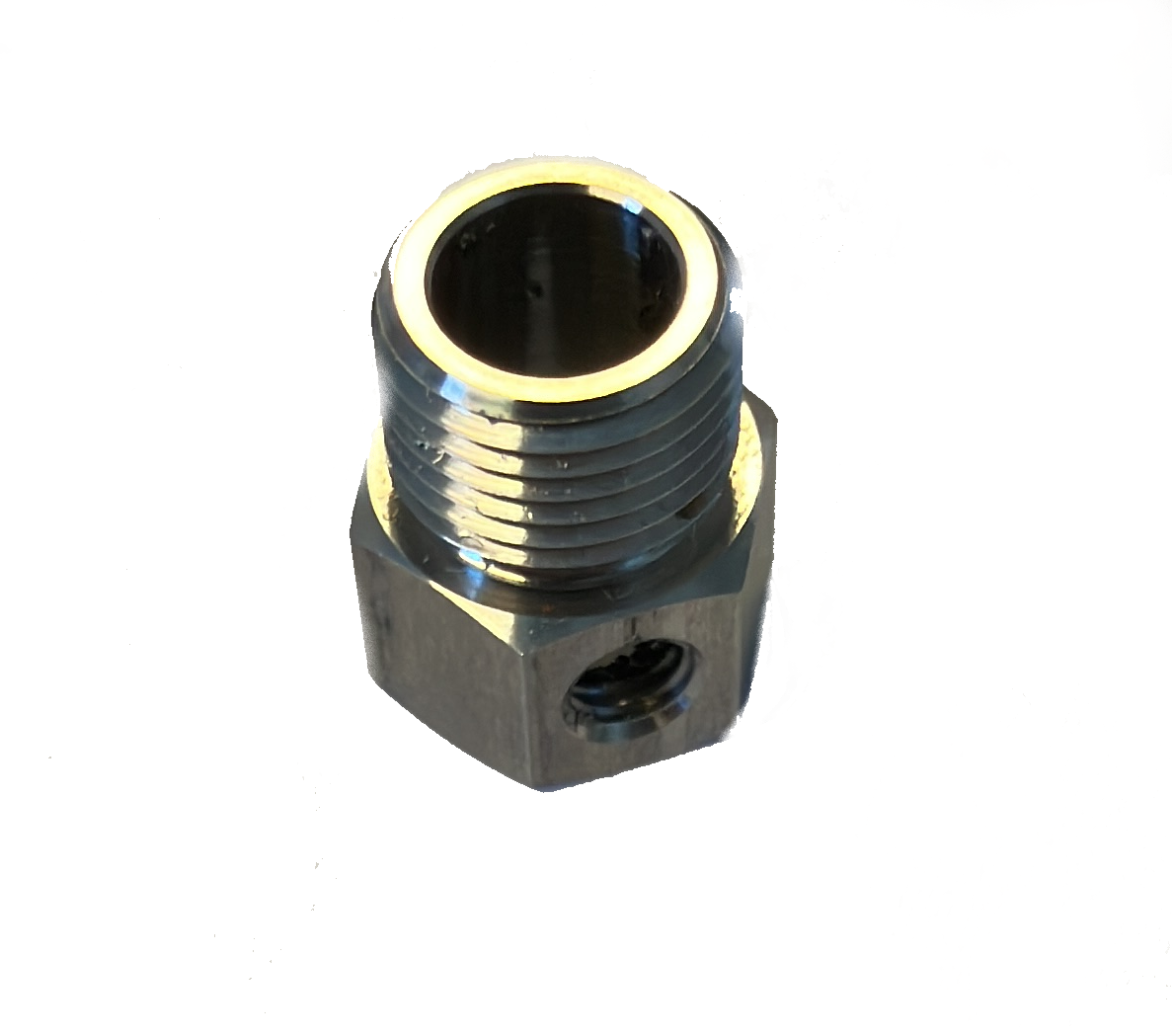 Adapter för avgastemp (rostfritt) Volvo penta  30,40,31,32,41,42,43,44,D4 & KAD 300
