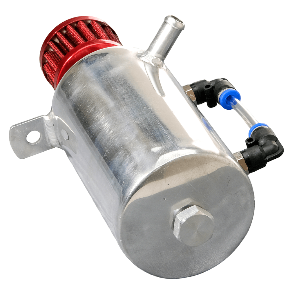 Oljecatchtank inklusive filter 0,5L Silver
