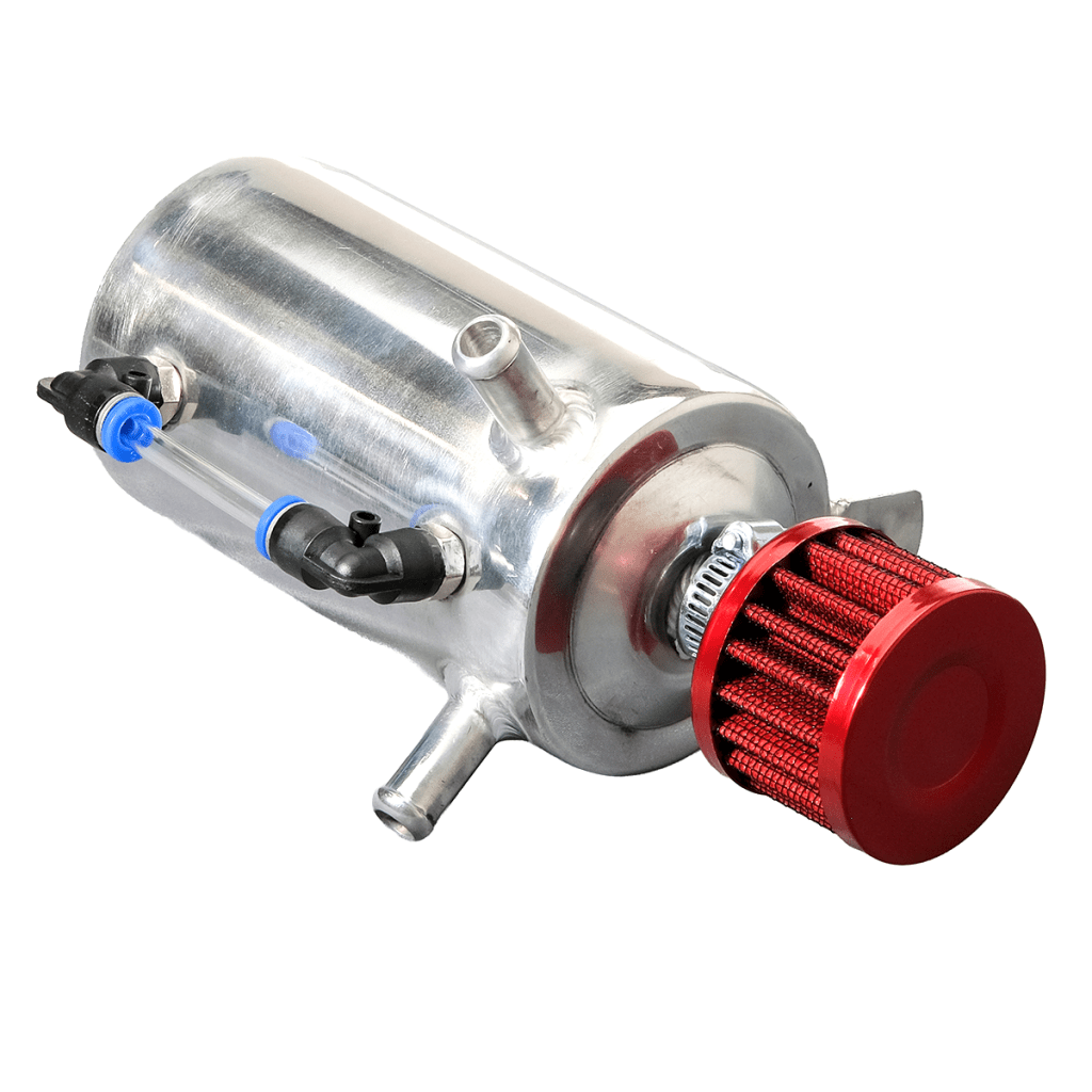 Oljecatchtank inklusive filter 0,5L Silver