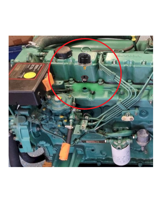 Turbotrycksgivare & adapter för Volvo penta 31-41 & 42 motorerna (2 bar, 1/8" NPTF)
