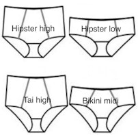 BESTÄLLNINGSVARA Menstrosor bikini midi