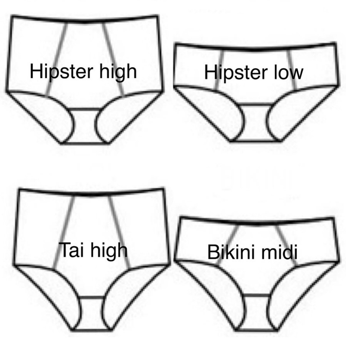 BESTÄLLNINGSVARA Menstrosor hipster low