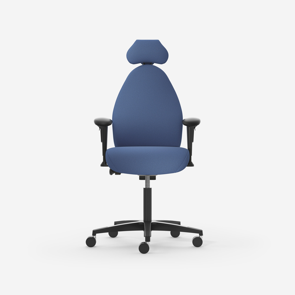 Malmstolen Active R3 Hög Blå kontorsstol