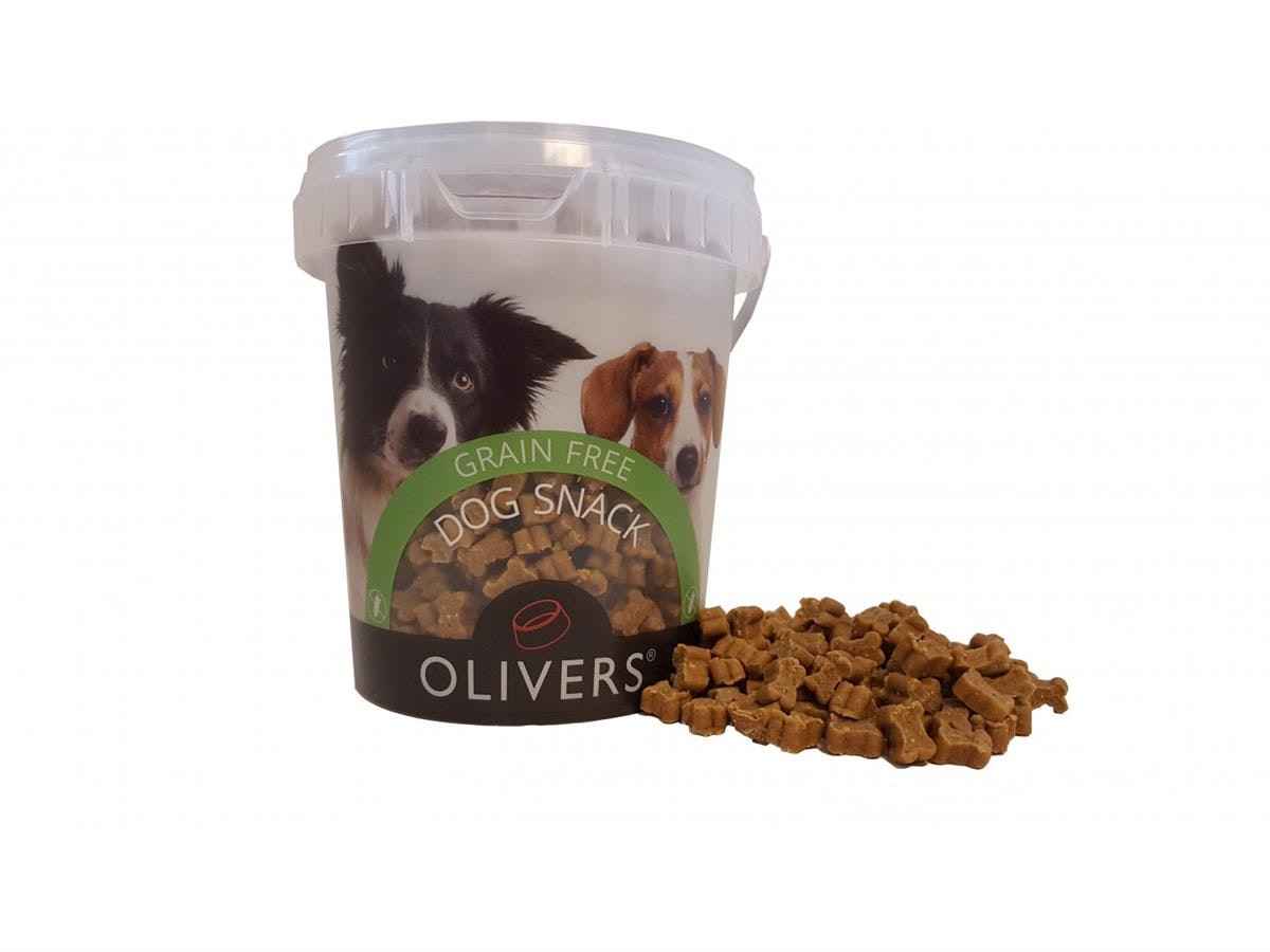 Olivers Grain Free Mini Trainingbites Laks 500g