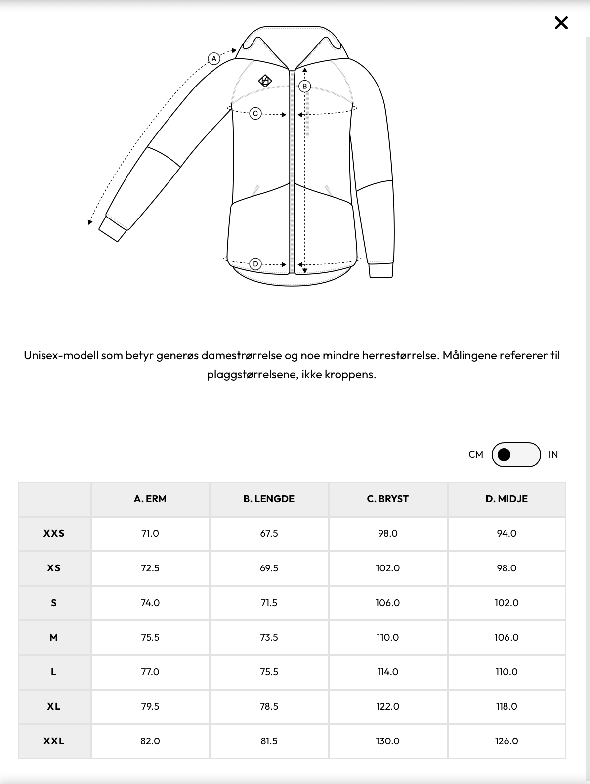 TRENINGSJAKKE AIR HYBRIDO