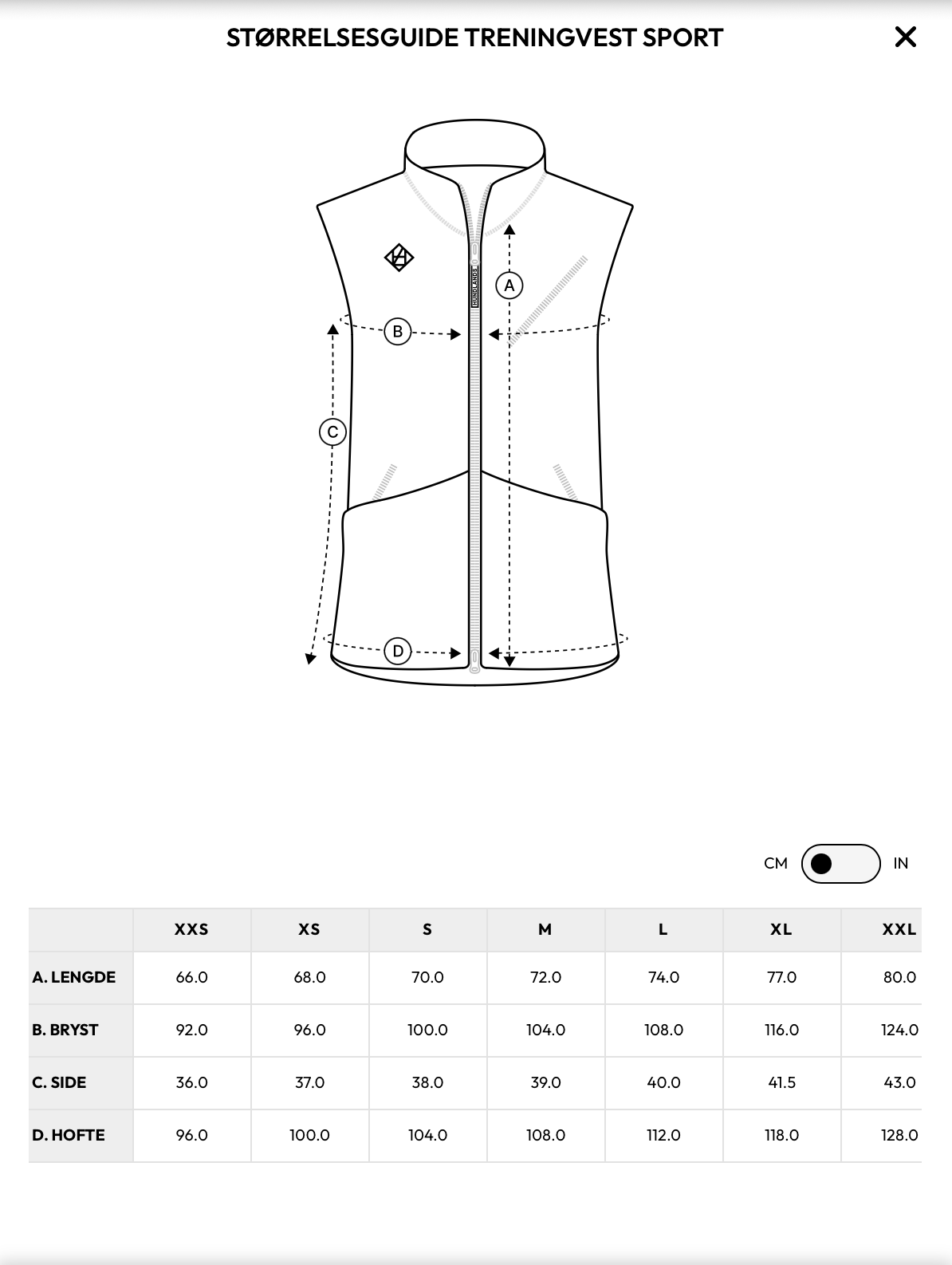 TRENINGVEST SPORT