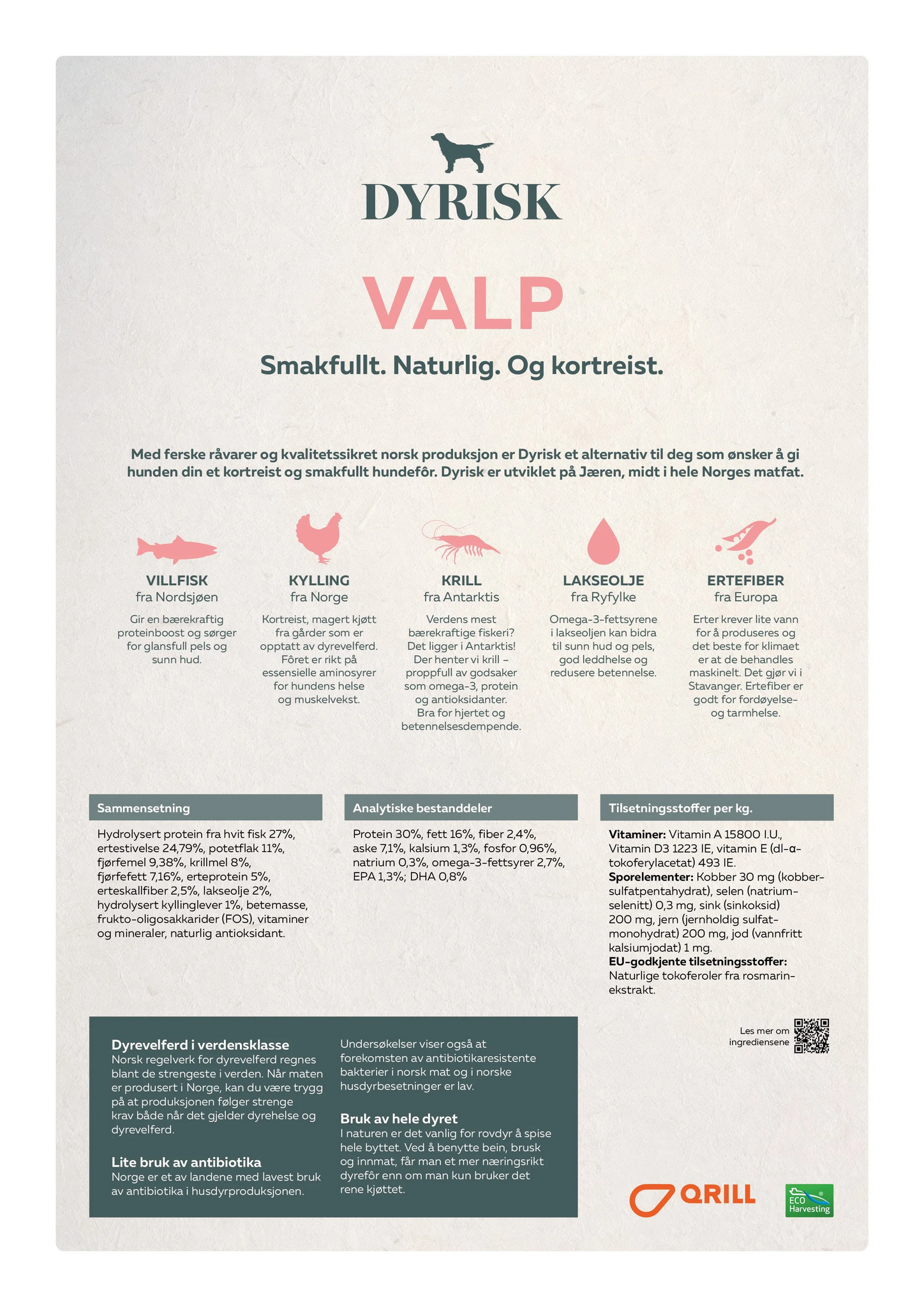 Dyrisk Valp 10 kg