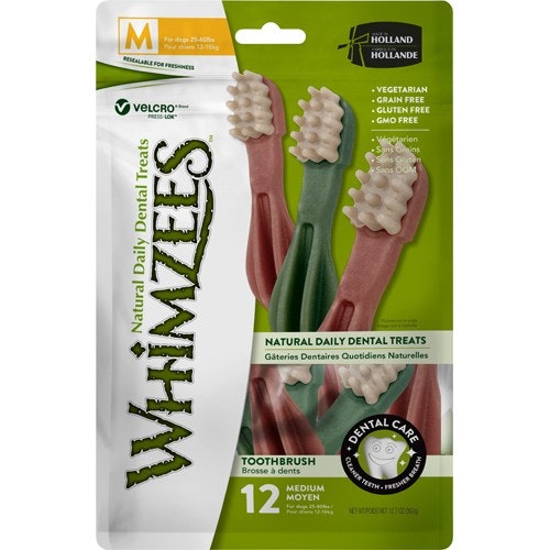 Whimzees Toothbrush Star M, 12 stk, 360 g