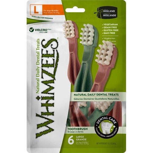 Whimzees Toothbrush Star L, 6 stk, 360 g