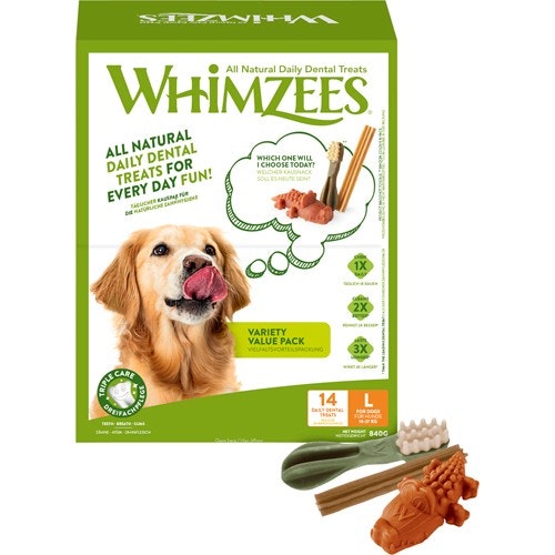 Whimzees Variety L til store hunder