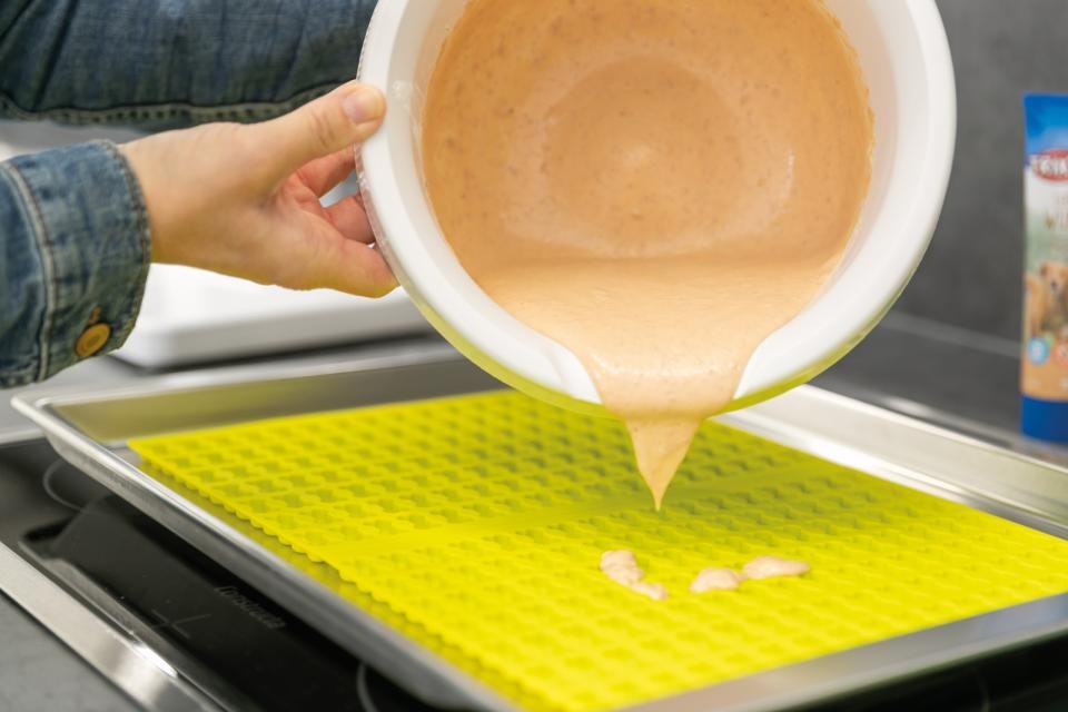 Bakematte i silikon, bein