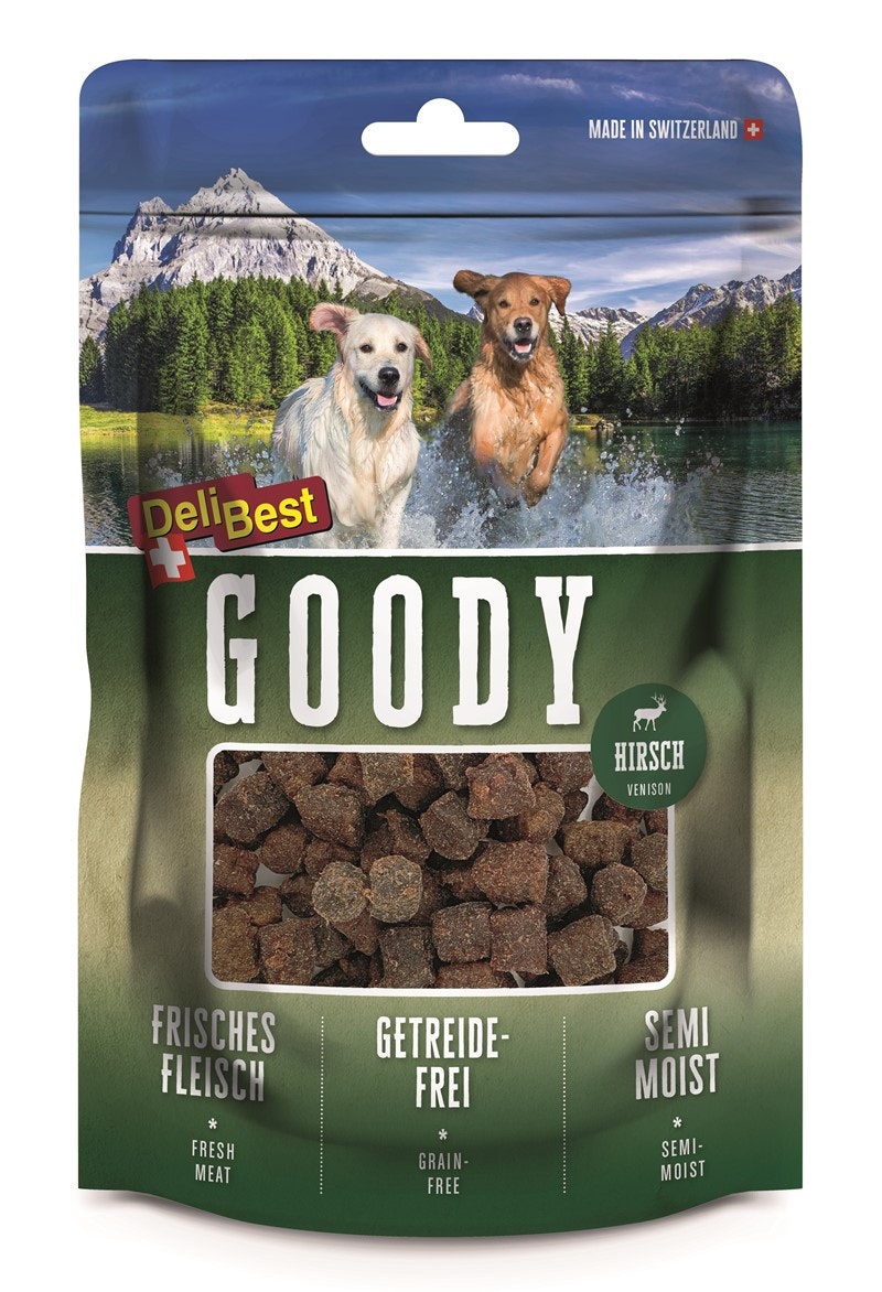 DELIBEST Goody Treningsgodbiter Hjort 100G