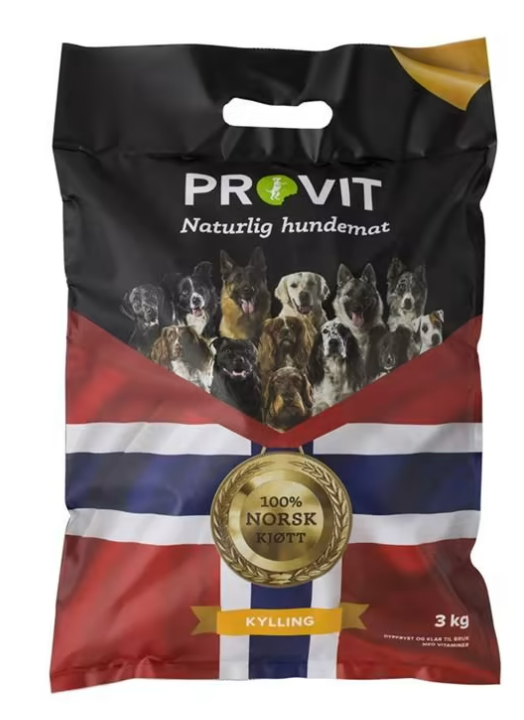 PROVIT Frossent Kylling m/vitamin 3 kg