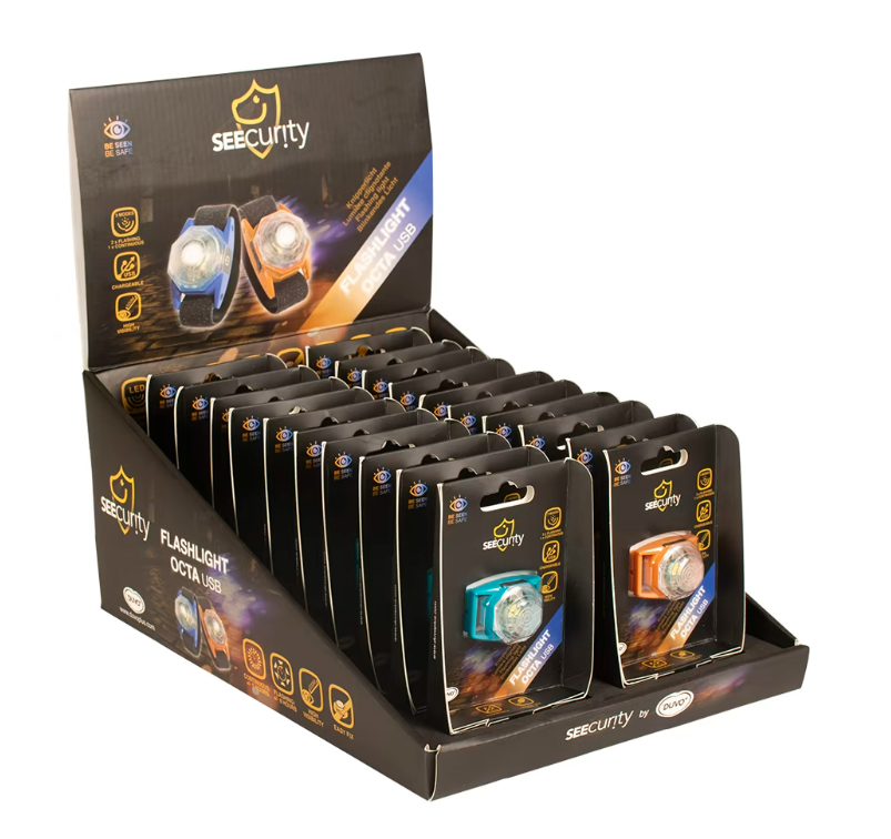 Hundelykt Flashlight Octa 4 x 2,8 x 1,6cm