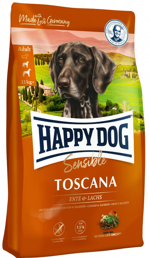 Happy Dog Sensible Toscana 4Kg M/And & Laks