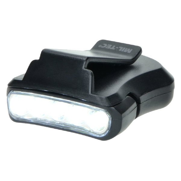 MIL-TEC by STURM Clip Lampa 5 LED - Svart