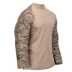 ROTHCO Tactical Airsoft Combat Shirt - Desert Digital Camo
