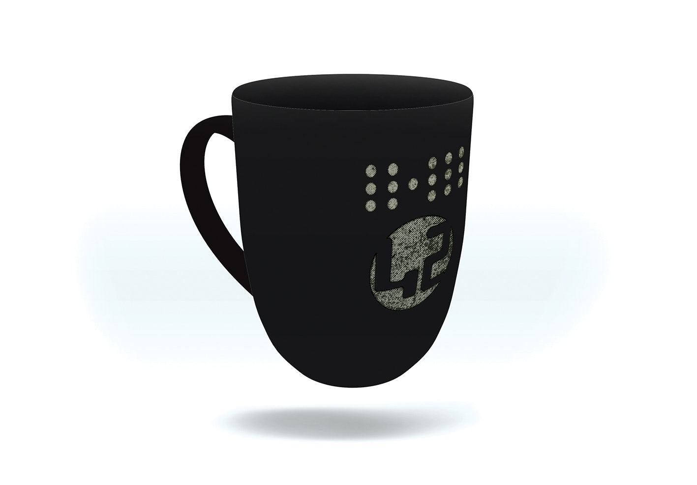 Amesto Fortytwo Dotted Ceramic Coffee Cup  33 cl.