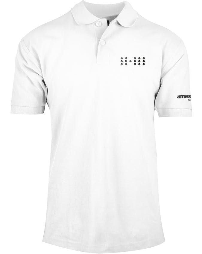 Polo shirt sort/hvit