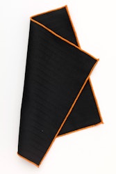 Bröstnäsduk Herr - Slowfox svart/orange