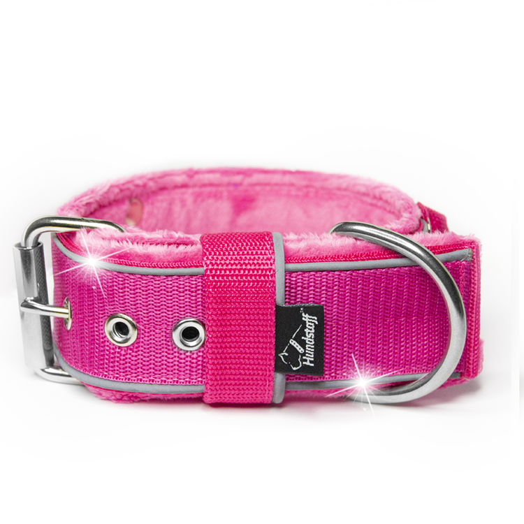 Grip Reflex Pink - Rosa halsband med reflex