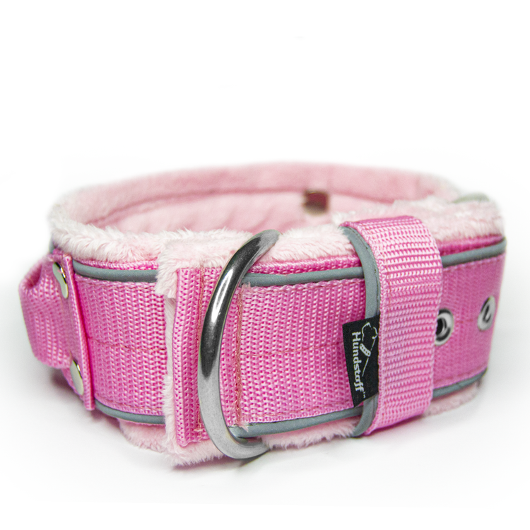 Grip Reflex Baby Pink - Ljus rosa halsband med reflex