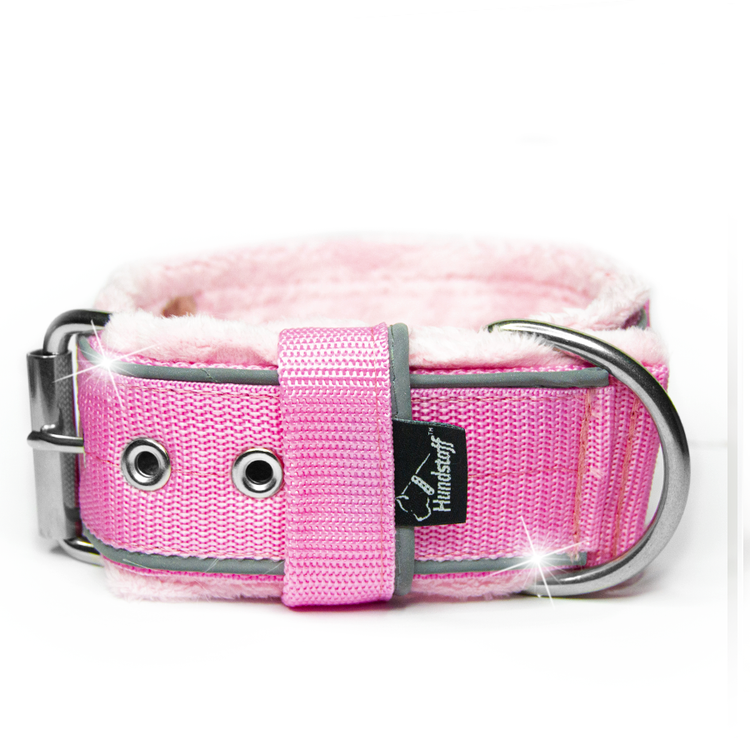 Grip Reflex Baby Pink - Ljus rosa halsband med reflex