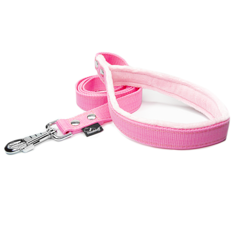 Walk Leash Baby Pink - Säkert nylonkoppel i olika längder