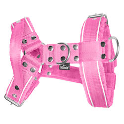Dynamic Safe Pink - rosa sele med reflex